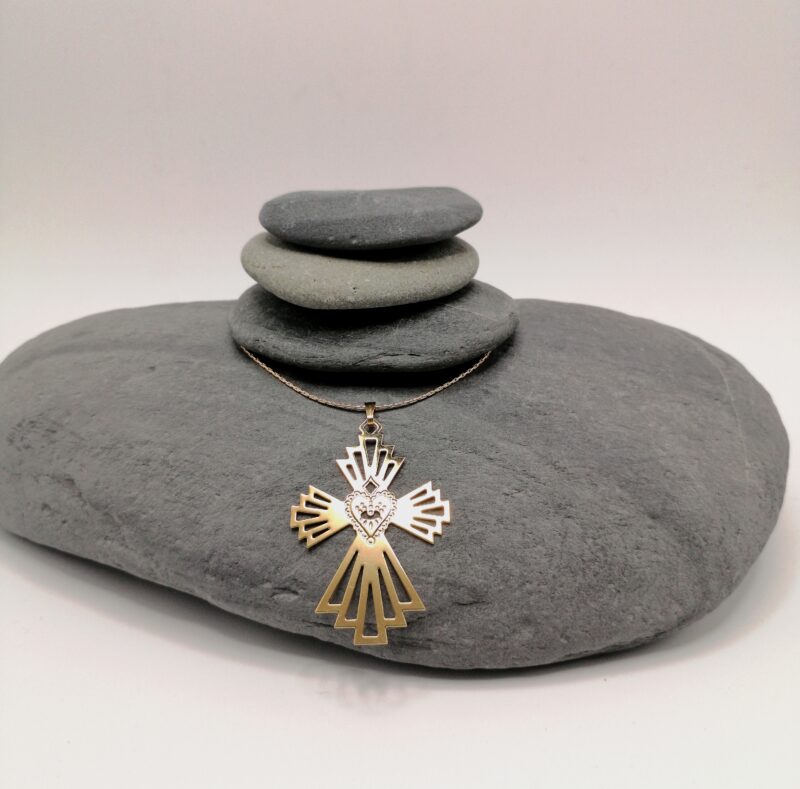 Pendentif Mannée Doré
