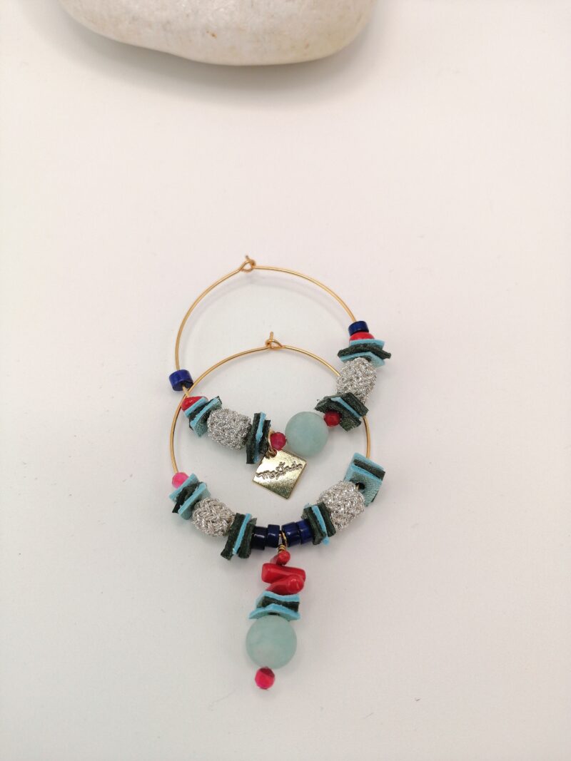 Boucles d'oreille Lagon